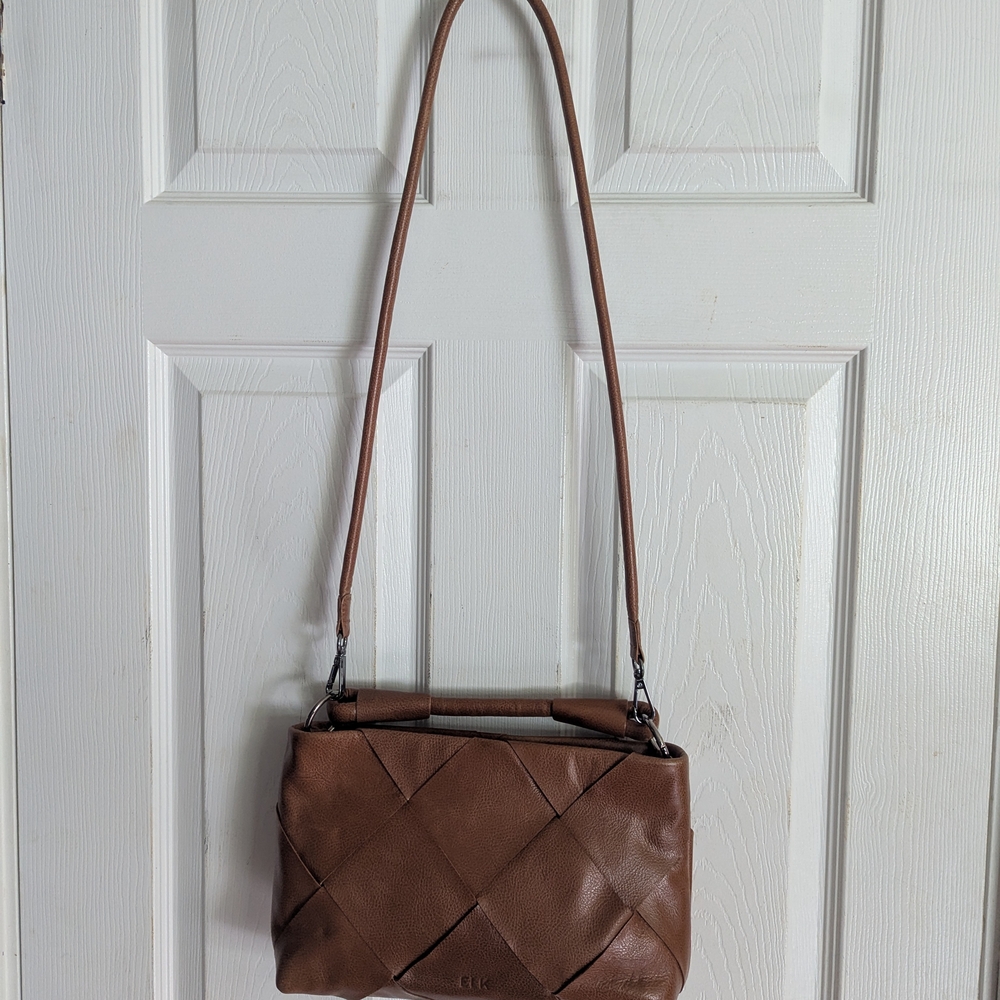 ELK Brown Leather Women's Bag - Picture 3 of 4